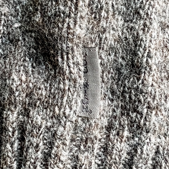 Woolrich Fair Isle Wool Zip Neck Sweater Hickory M - Picture 9 of 9